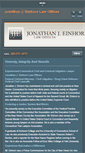 Mobile Screenshot of jonathaneinhorn.com